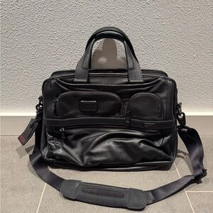 Black Leather Men's Bag